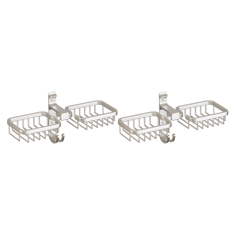 Lisslune | Modern Bathroom Accessories Set Bathroom Shelf Black/Silver/Gray Bathroom Accessories Set