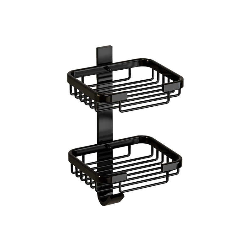 Lisslune | Modern Bathroom Accessory Set Shelf Black/Silver/Grey Bathroom Accessories Set