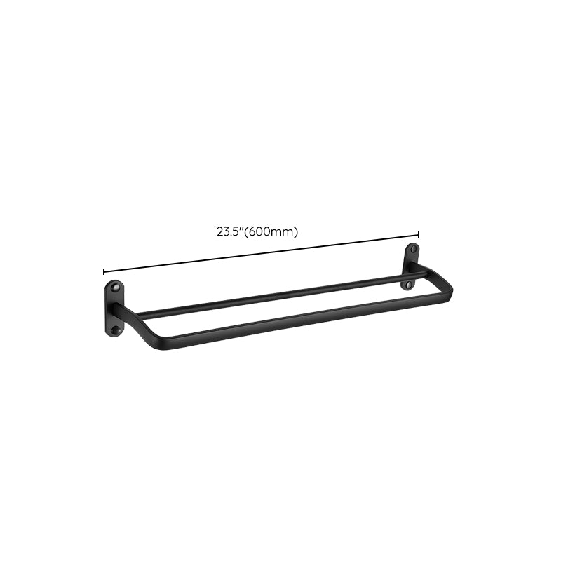 Lisslune | Traditional Bathroom Accessories Set Black Towel Ring Bathroom Shelf Bathroom Accessories Set