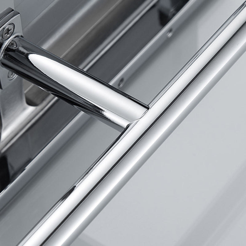 Lisslune | Contemporary 2-piece Bathroom Set in Polished Chrome Stainless Steel Toilet Paper Holder