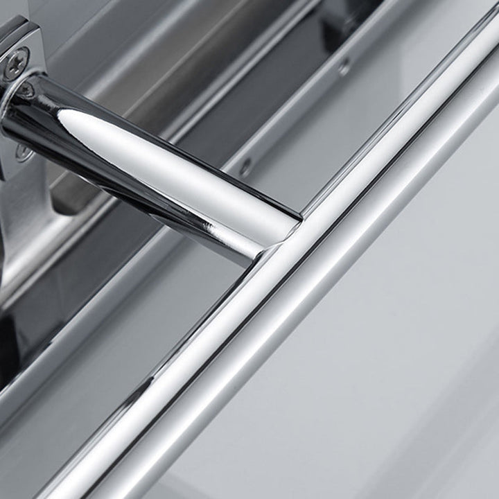 Lisslune | Contemporary 2-piece Bathroom Set in Polished Chrome Stainless Steel Toilet Paper Holder