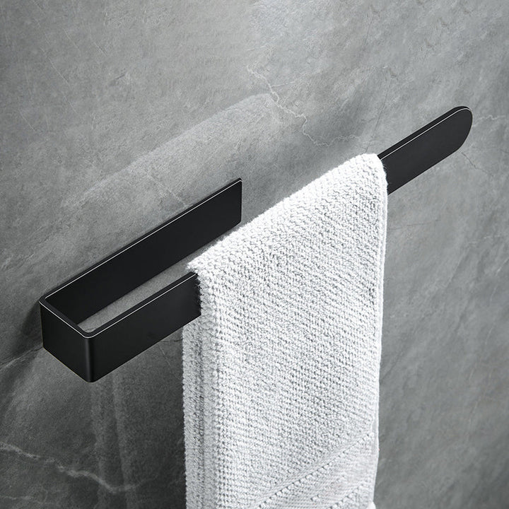 Lisslune | Modern Towel Ring Bathroom Hardware Set Stainless Steel/Black Bath Hardware Set
