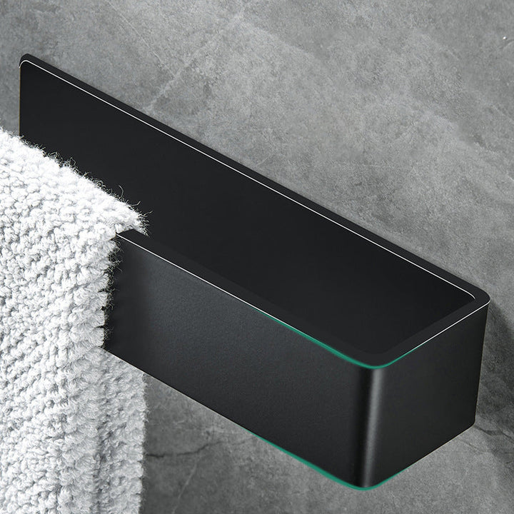 Lisslune | Modern Towel Ring Bathroom Hardware Set Stainless Steel/Black Bath Hardware Set
