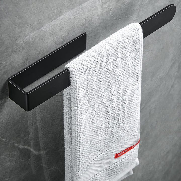 Lisslune | Modern Towel Ring Bathroom Hardware Set Stainless Steel/Black Bath Hardware Set