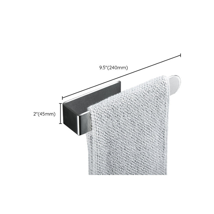 Lisslune | Modern Towel Ring Bathroom Hardware Set Stainless Steel/Black Bath Hardware Set