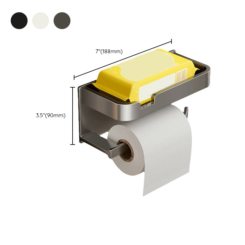 Lisslune | Modern Style Aluminum Single Bathroom Accessories Set Paper Holder