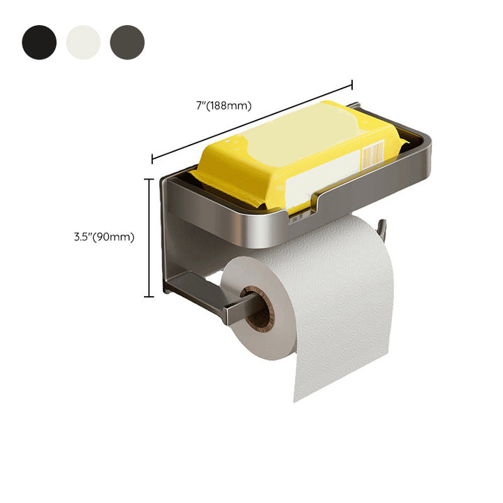 Lisslune | Modern Style Aluminum Single Bathroom Accessories Set Paper Holder