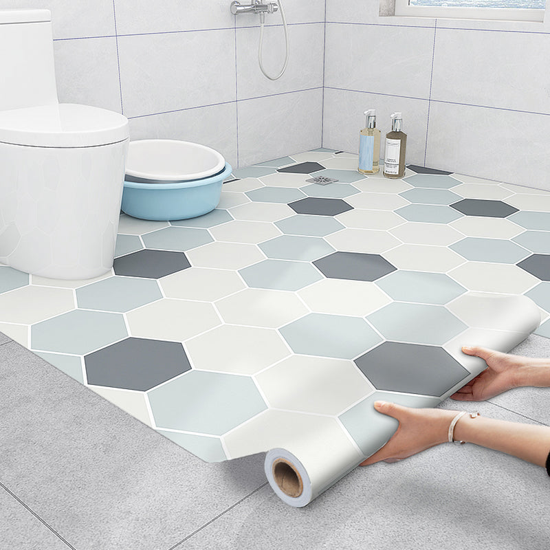Lisslune | Bathroom 3.5 mm Vinyl Floor Square Peel and Stick PVC Flooring