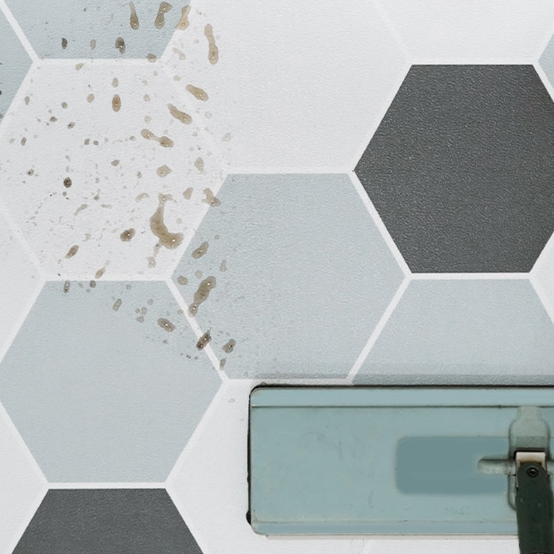 Lisslune | Bathroom 3.5 mm Vinyl Floor Square Peel and Stick PVC Flooring