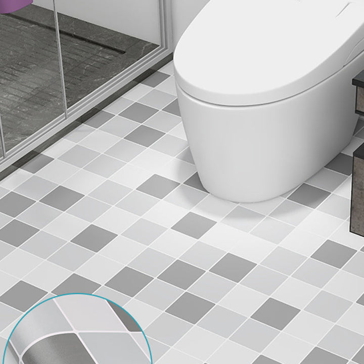 Lisslune | Bathroom 3.5 mm Vinyl Floor Square Peel and Stick PVC Flooring