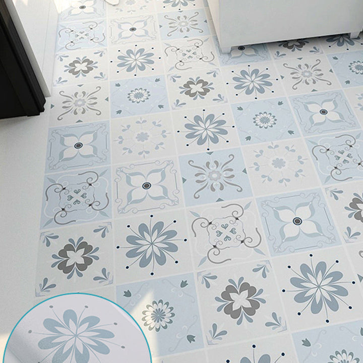 Lisslune | Bathroom 3.5 mm Vinyl Floor Square Peel and Stick PVC Flooring