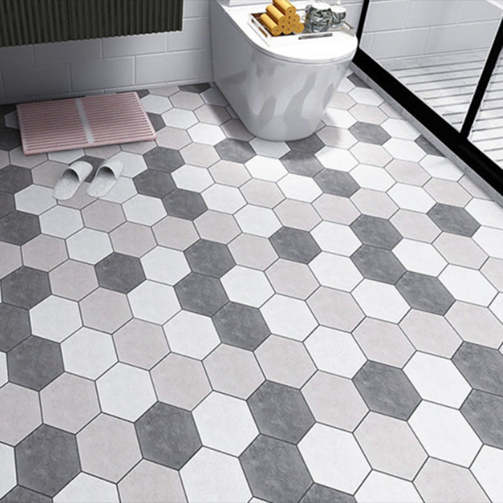 Lisslune | Bathroom 3.5 mm Vinyl Floor Square Peel and Stick PVC Flooring