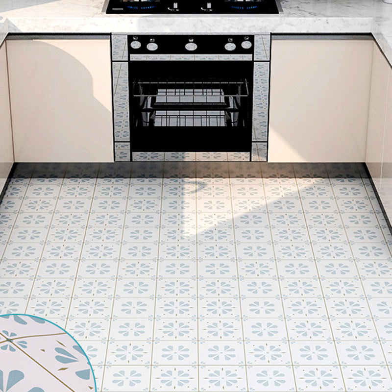 Lisslune | Bathroom 3.5 mm Vinyl Floor Square Peel and Stick PVC Flooring