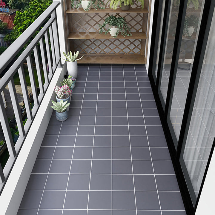 Lisslune | 4 mm thick PVC flooring Living Spaces Smooth Peel & Stick Vinyl Flooring