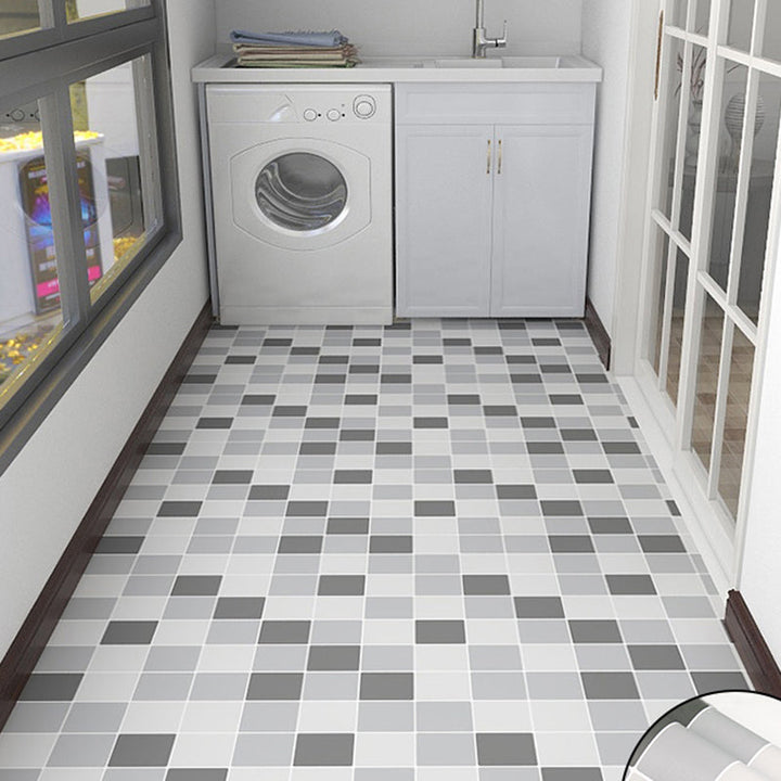 Lisslune | 4 mm thick PVC flooring Living Spaces Smooth Peel & Stick Vinyl Flooring