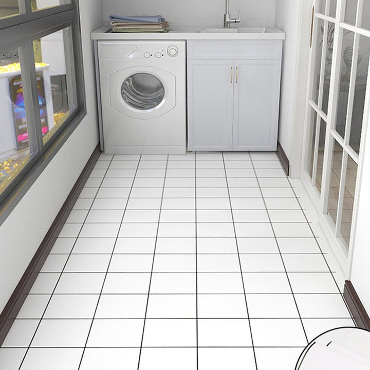 Lisslune | 4 mm thick PVC flooring Living Spaces Smooth Peel & Stick Vinyl Flooring