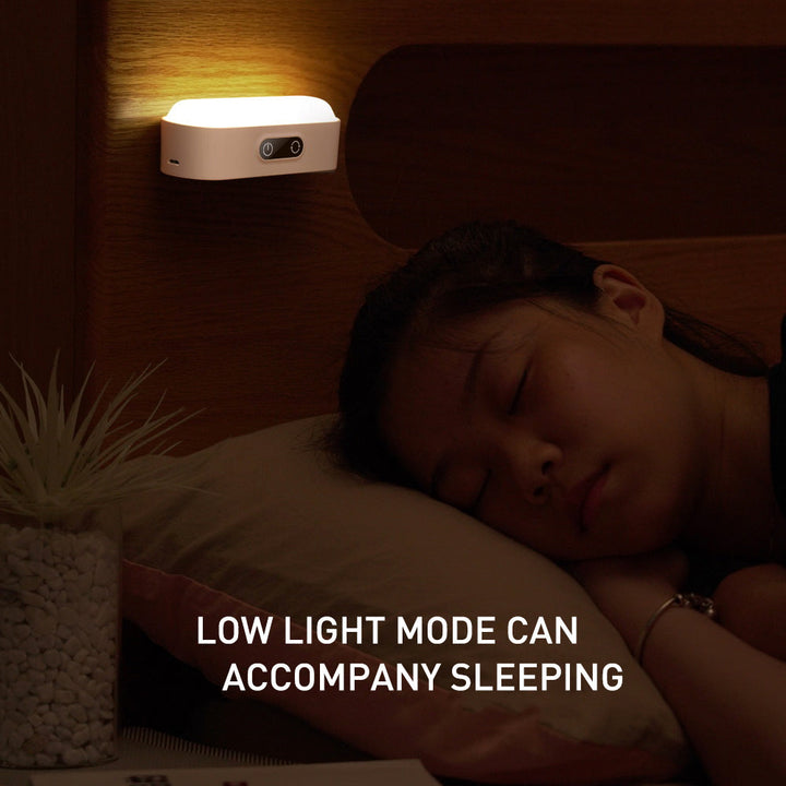 Lisslune | LED Desk Lamp Magnetic Table Lamp for Study Cabinet Light USB Rechargeable Stepless Dimming Student House Night Lights