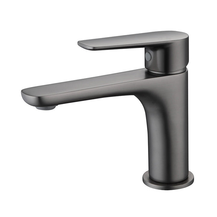 Lisslune | Light Luxury Sink Faucet with Lever Handle Single Hole Bathroom Faucet