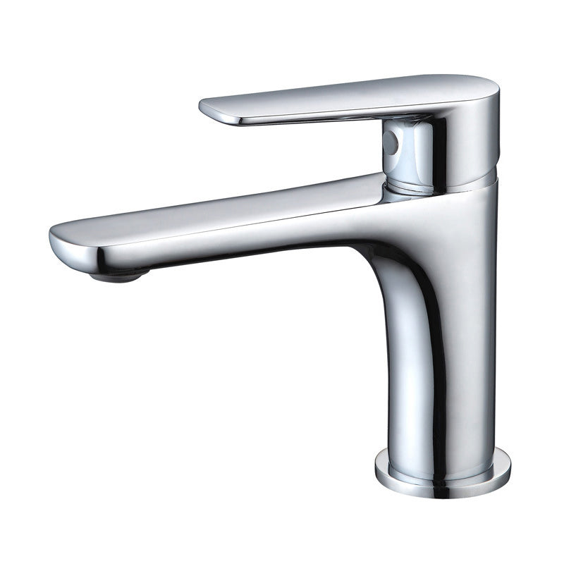 Lisslune | Light Luxury Sink Faucet with Lever Handle Single Hole Bathroom Faucet
