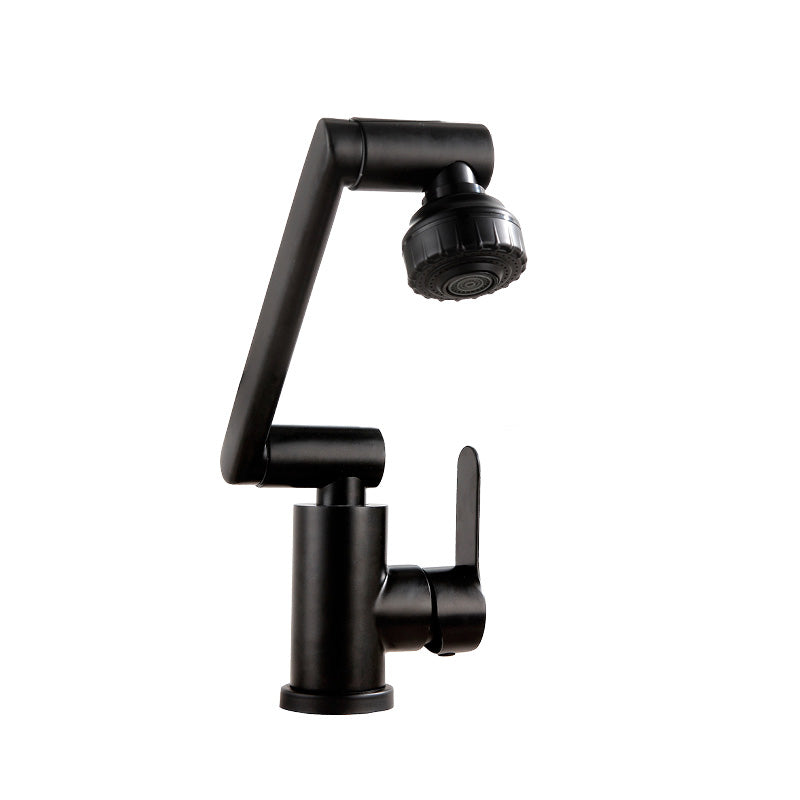 Lisslune | Contemporary Centerset Faucet Lever Handles Low Arc Stainless Steel Faucet