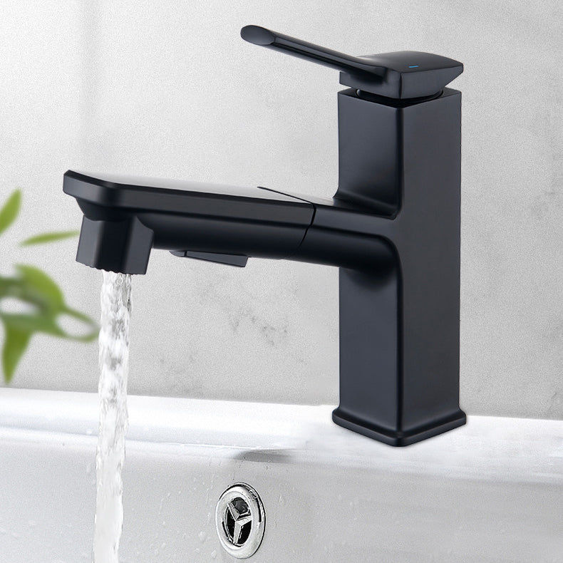 Lisslune | Modern Vessel Faucet Copper Pure Color Single Handle Vessel Faucet