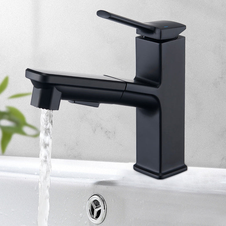 Lisslune | Modern Vessel Faucet Copper Pure Color Single Handle Vessel Faucet