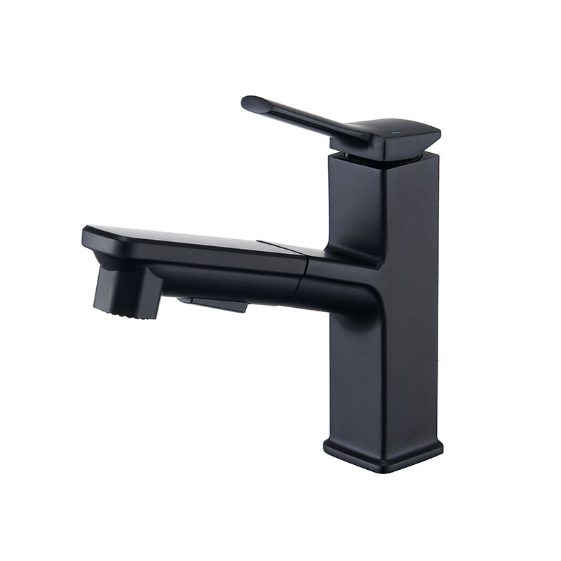 Lisslune | Modern Vessel Faucet Copper Pure Color Single Handle Vessel Faucet