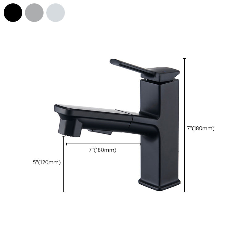 Lisslune | Modern Vessel Faucet Copper Pure Color Single Handle Vessel Faucet