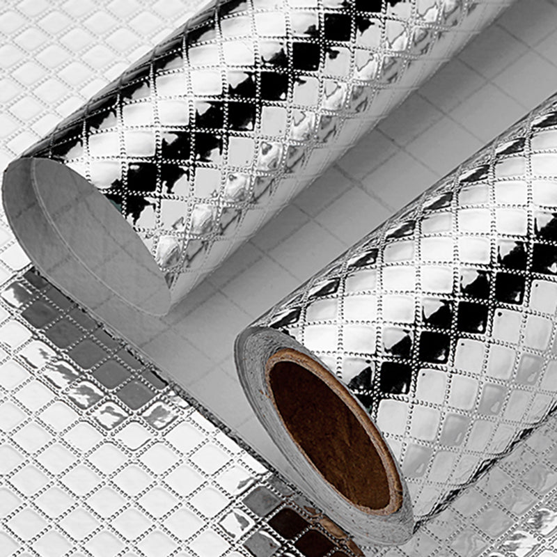 Lisslune | Metal backsplash tiles Peel and Stick Modern Peel and Stick Backsplash Wall Tile