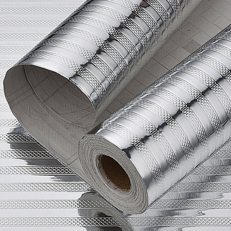 Lisslune | Metal backsplash tiles Peel and Stick Modern Peel and Stick Backsplash Wall Tile