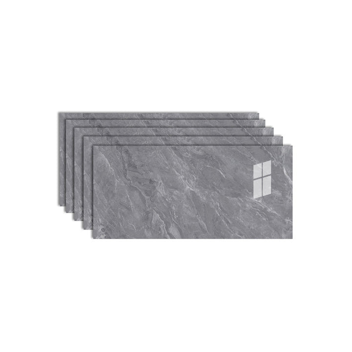 Lisslune | PVC Peel/Stick Wall Tile Rectangular Peel and Stick Wall Tile