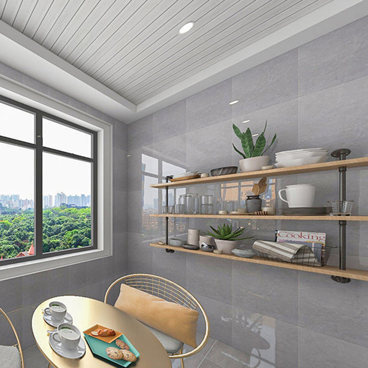 Lisslune | PVC Peel/Stick Wall Tile Rectangular Peel and Stick Wall Tile
