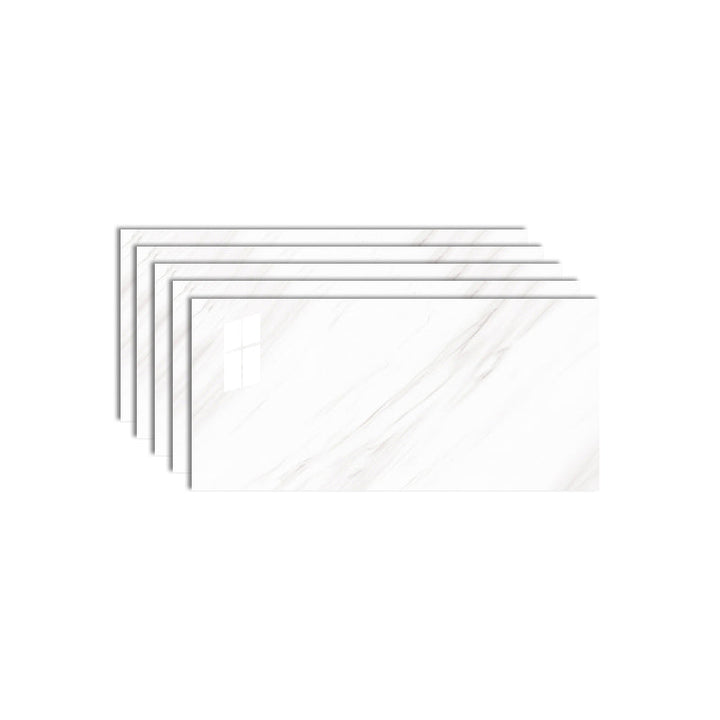 Lisslune | PVC Peel/Stick Wall Tile Rectangular Peel and Stick Wall Tile