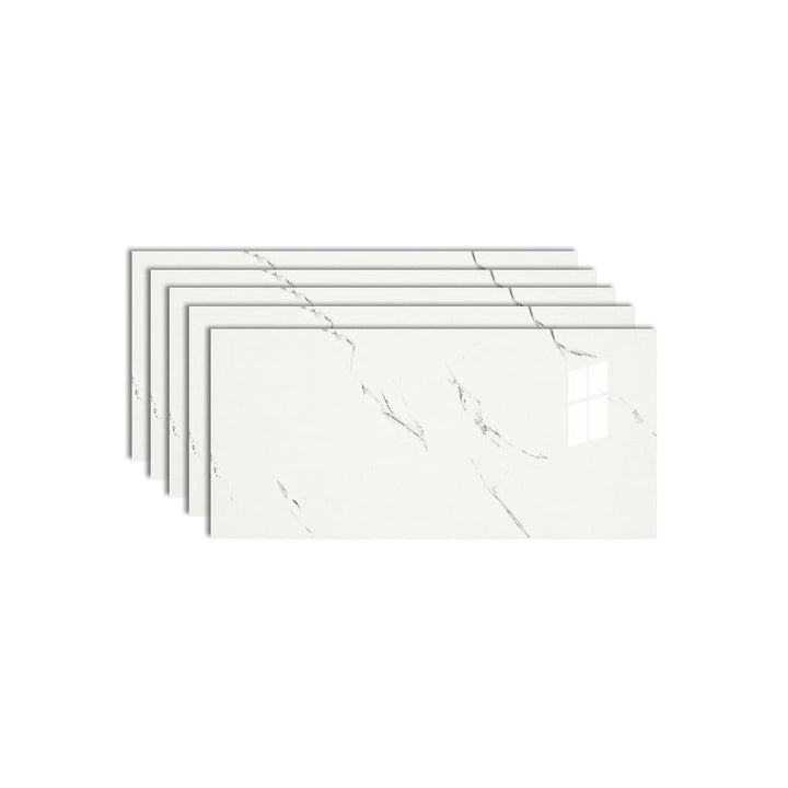 Lisslune | PVC Peel/Stick Wall Tile Rectangular Peel and Stick Wall Tile
