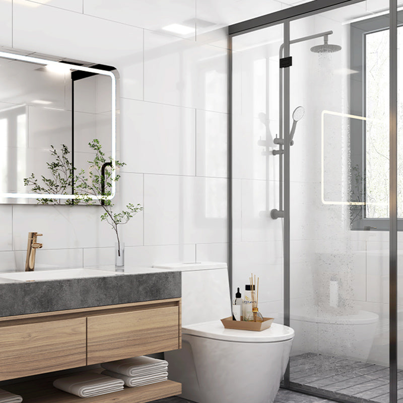 Lisslune | Modern Peel and Stick Back Panel Rectangular Peel and Stick Back Panel Wall Tile
