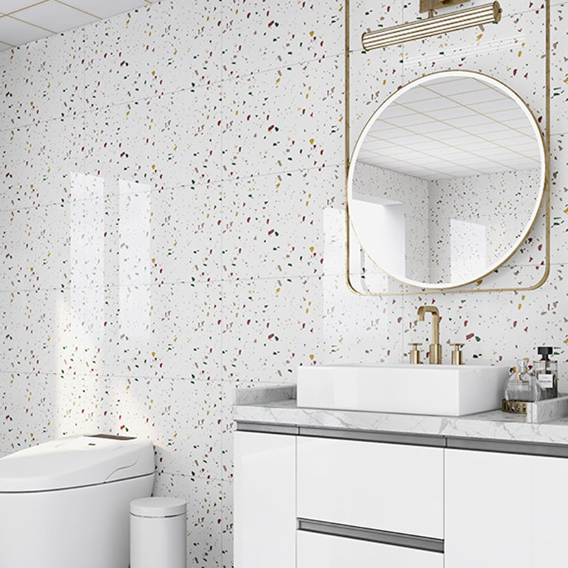 Lisslune | Modern Peel and Stick Back Panel Rectangular Peel and Stick Back Panel Wall Tile