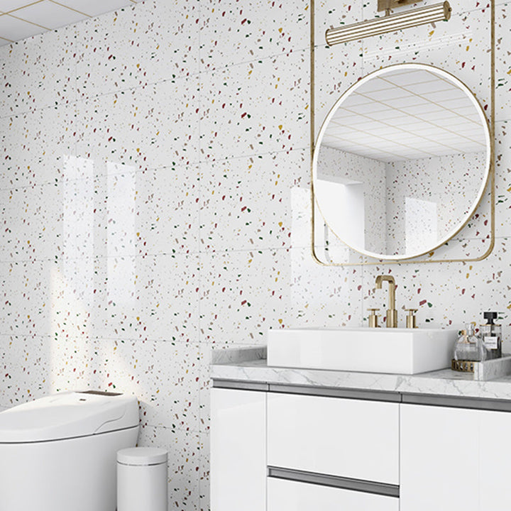 Lisslune | Modern Peel and Stick Back Panel Rectangular Peel and Stick Back Panel Wall Tile