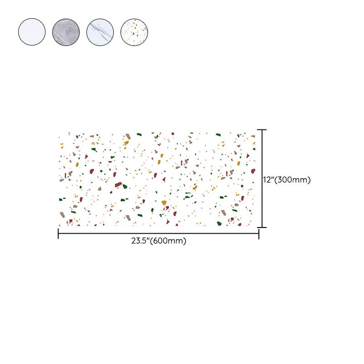 Lisslune | Modern Peel and Stick Back Panel Rectangular Peel and Stick Back Panel Wall Tile