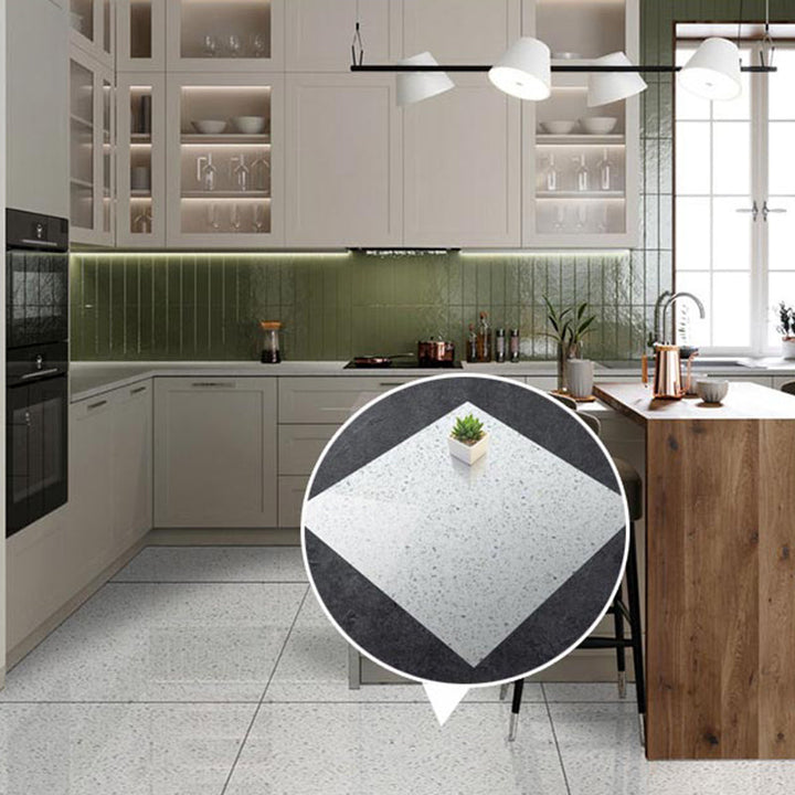 Lisslune | Modern Square Wallpaper Single Tile PVC Peel & Stick Subway Tile for Shower