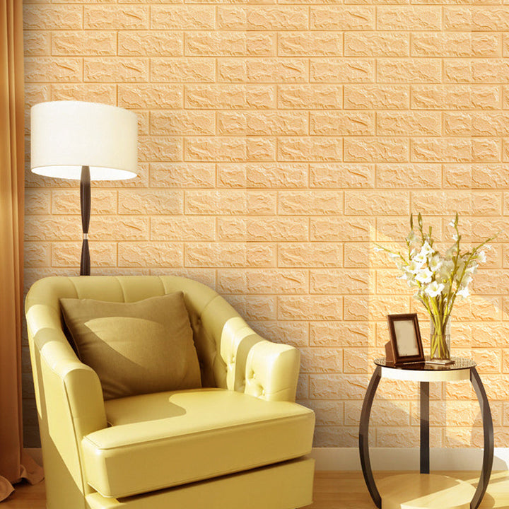Lisslune | Modern Panel PVC 3D-embossed Self-adhesive Waterproof Interior Cladding
