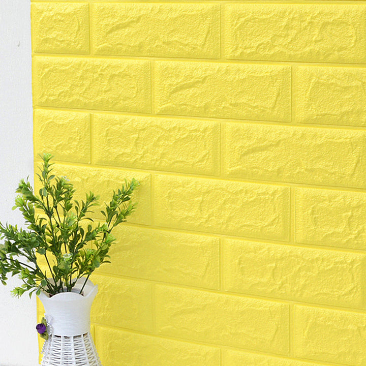 Lisslune | Modern Panel PVC 3D-embossed Self-adhesive Waterproof Interior Cladding