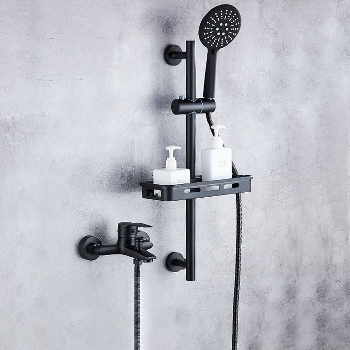 Lisslune | Brass Wall-mounted Shower System Single Handle Shower with Lever Handle