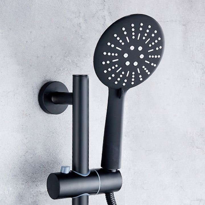 Lisslune | Brass Wall-Mounted Shower System Single Handle Shower with Lever Handle