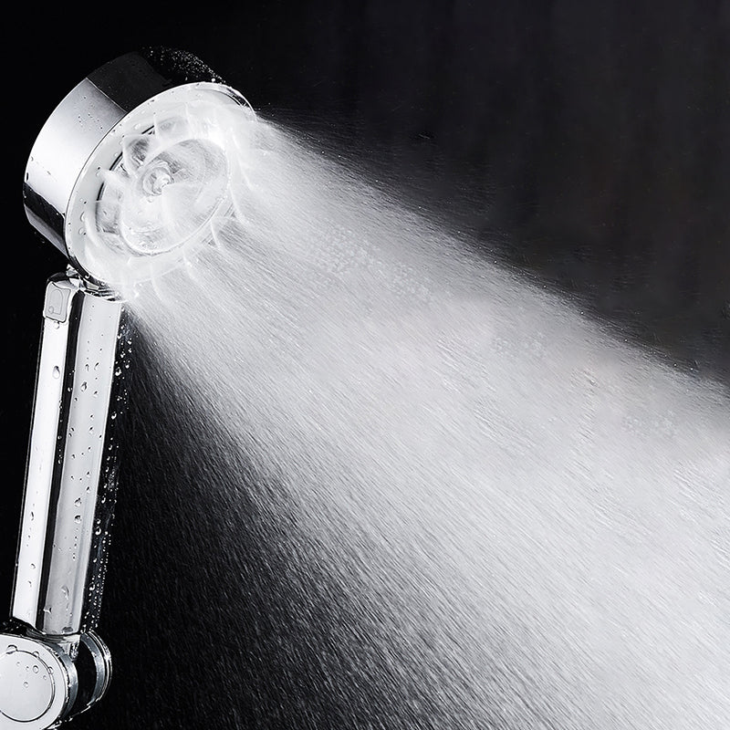 Lisslune | Contemporary Wall Mounted Showerhead Combination Chrome Round Hand Shower
