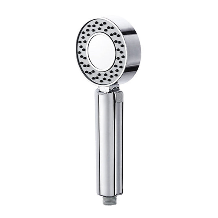 Lisslune | Contemporary Wall Mounted Showerhead Combination Chrome Round Hand Shower