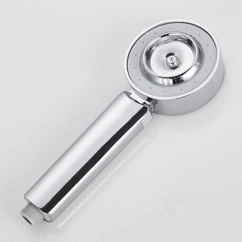 Lisslune | Contemporary Wall Mounted Showerhead Combination Chrome Round Hand Shower