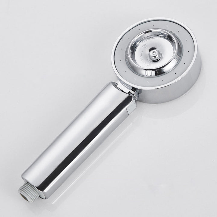Lisslune | Contemporary Wall Mounted Showerhead Combination Chrome Round Hand Shower