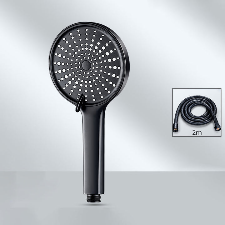 Lisslune | Contemporary Round Shower Head Pure Color Hand Shower
