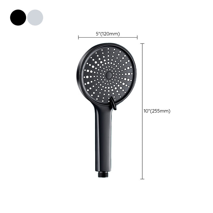 Lisslune | Contemporary Round Shower Head Pure Color Hand Shower