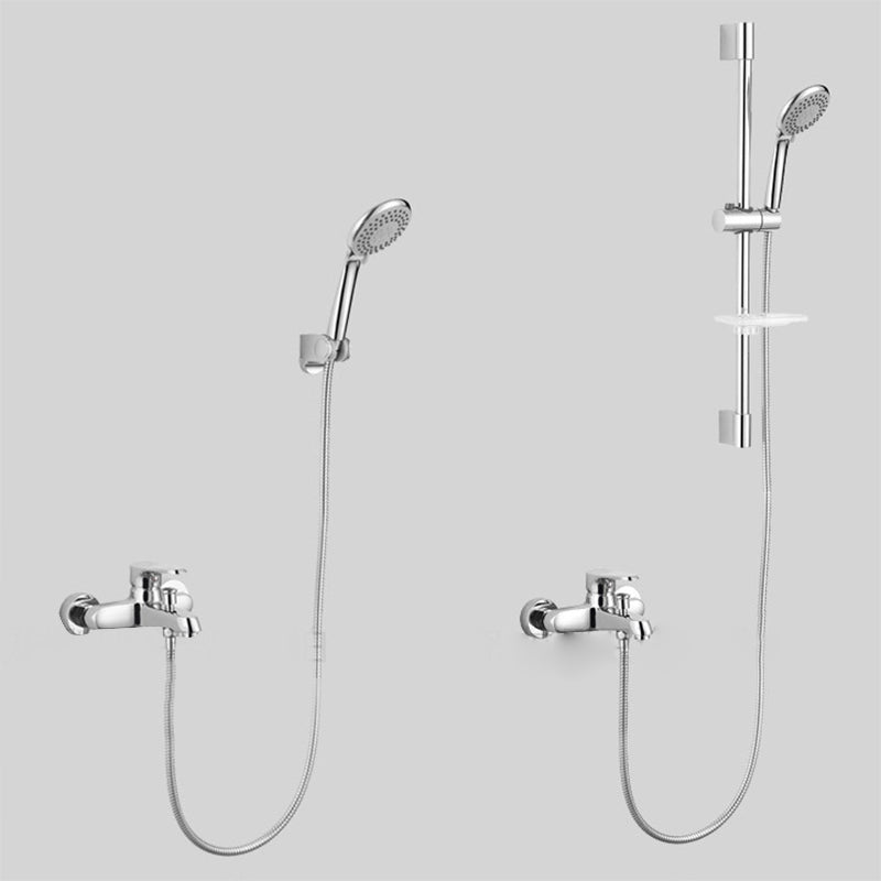Lisslune | Bathroom Bathtub Pull-Out Wall-Mounted Hand Shower Fixed Bathtub Faucet